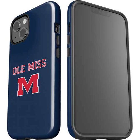 University of Mississippi Ole Miss Blue iPhone 15 Impact Case